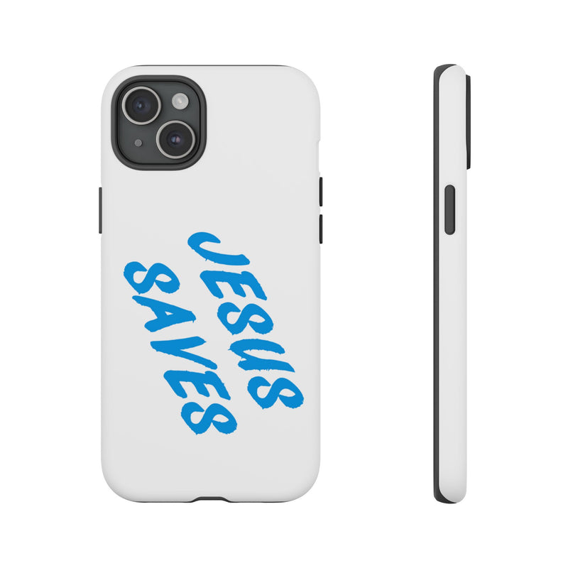 Jesus Saves Phone Case – Bold Faith, Modern Protection