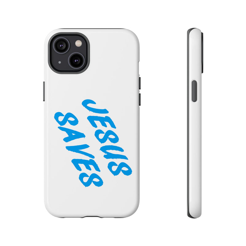 Jesus Saves Phone Case – Bold Faith, Modern Protection