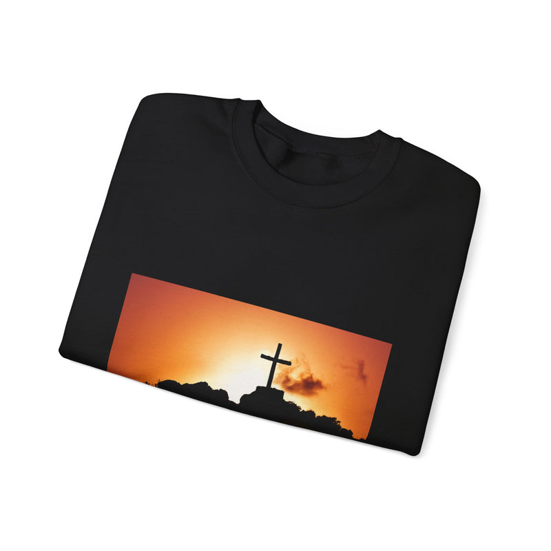 Sunrise Cross Sweatshirt – Christian Faith Pullover