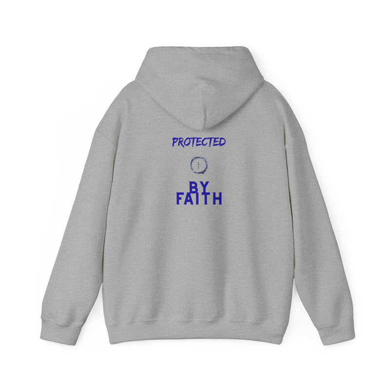 Protected by Faith Hoodie – Minimal Christian
