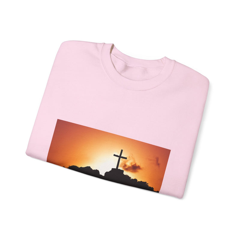 Sunrise Cross Sweatshirt – Christian Faith Pullover