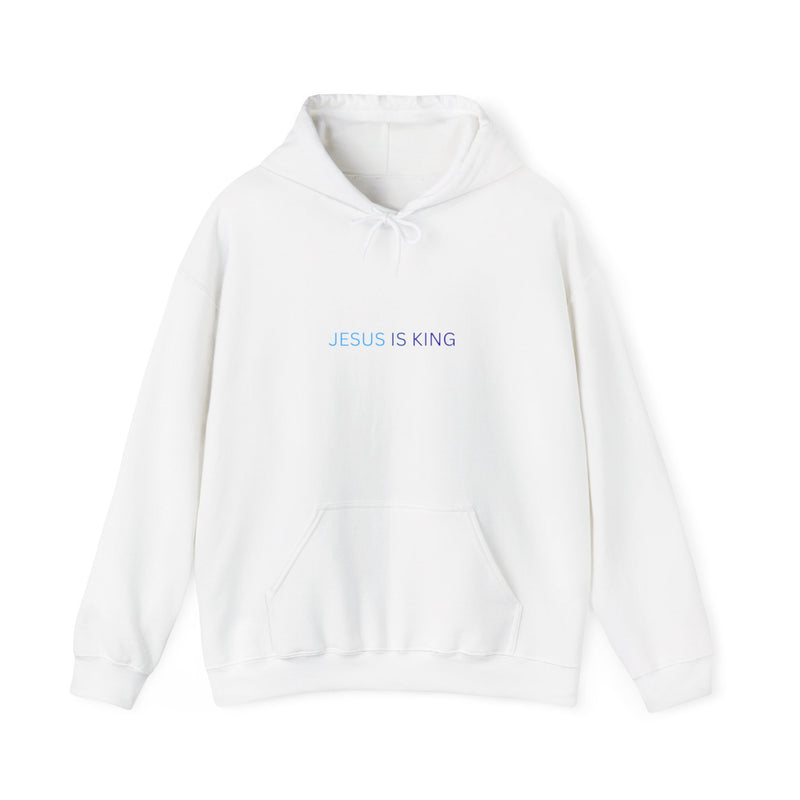 Jesus Is King Hoodie – Faith Pullover with Prayer Design