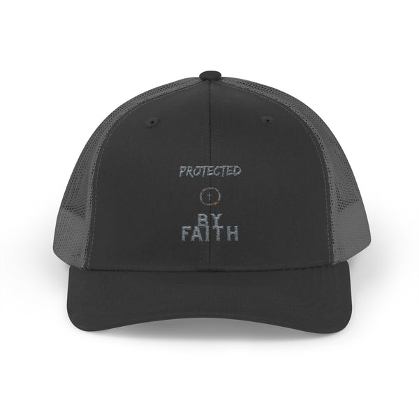 Protected by Faith – Christian Trucker Hat