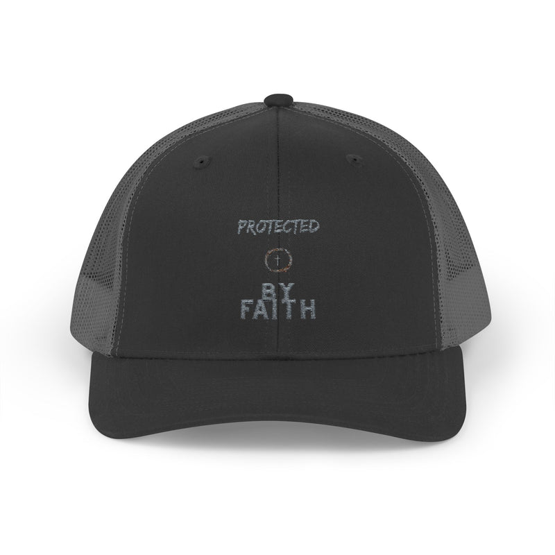 Protected by Faith – Christian Trucker Hat