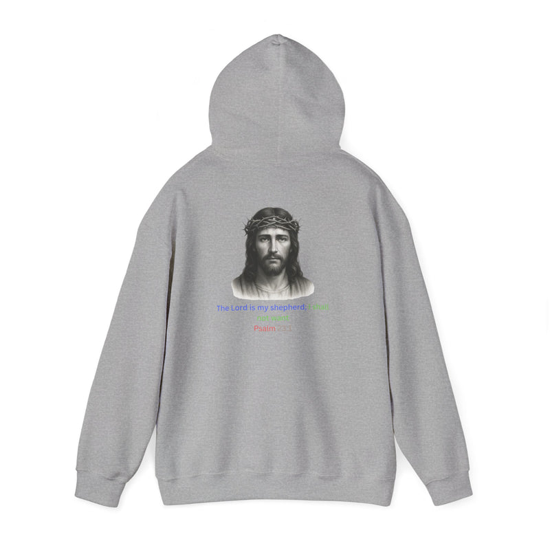“The Lord Is My Shepherd Sweatshirt – Psalm 23:1 Faith Design”