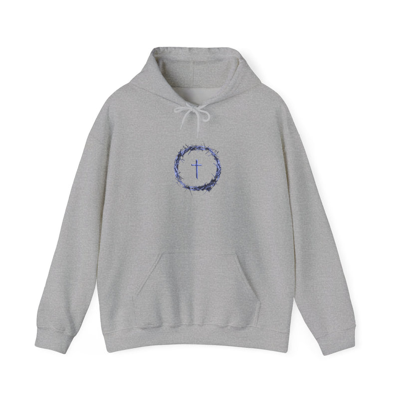 Crown of Thorns & Bible Hoodie – Christian Faith Pullover