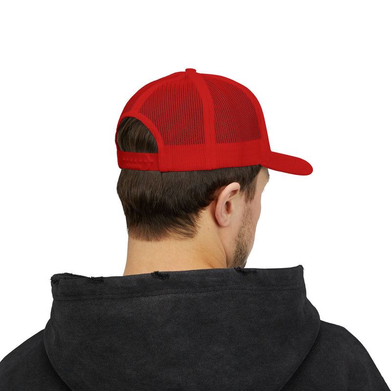 Jesus Carrying the Cross Trucker Hat – Christian Faith Cap