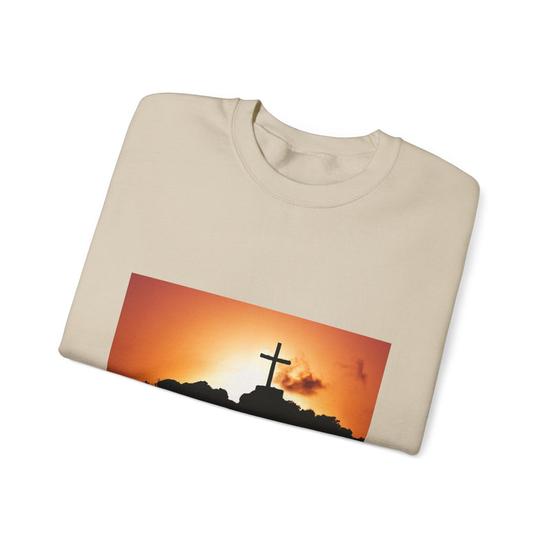 Sunrise Cross Sweatshirt – Christian Faith Pullover