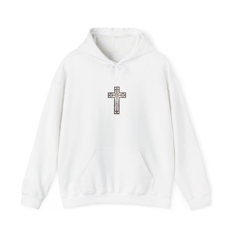 Faith Cross – Double-Sided Christian Hoodie