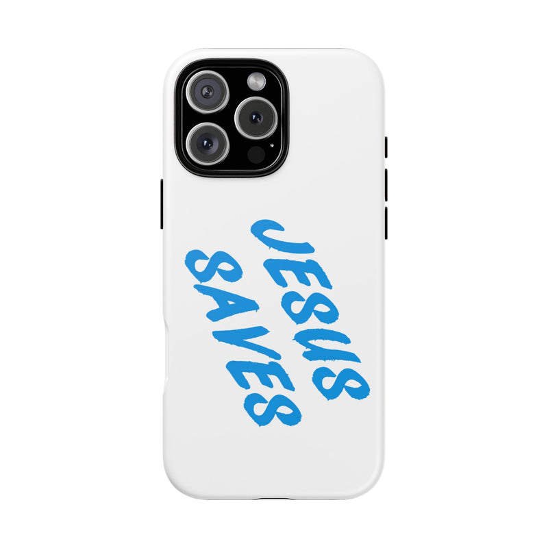 Jesus Saves Phone Case – Bold Faith, Modern Protection