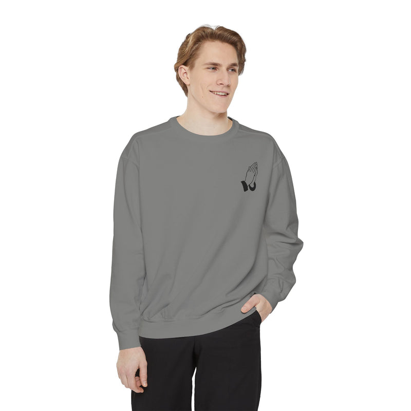 “Faith Over Fear” Praying Hands & Philippians 4:13 Sweatshirt