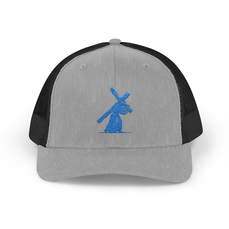 Jesus Carrying the Cross Trucker Hat – Christian Faith Cap
