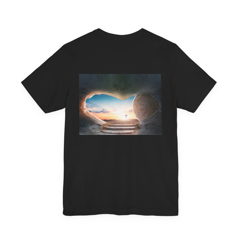 “The Empty Tomb – He Is Risen” Christian T-Shirt | Faith-Based Resurrection Tee