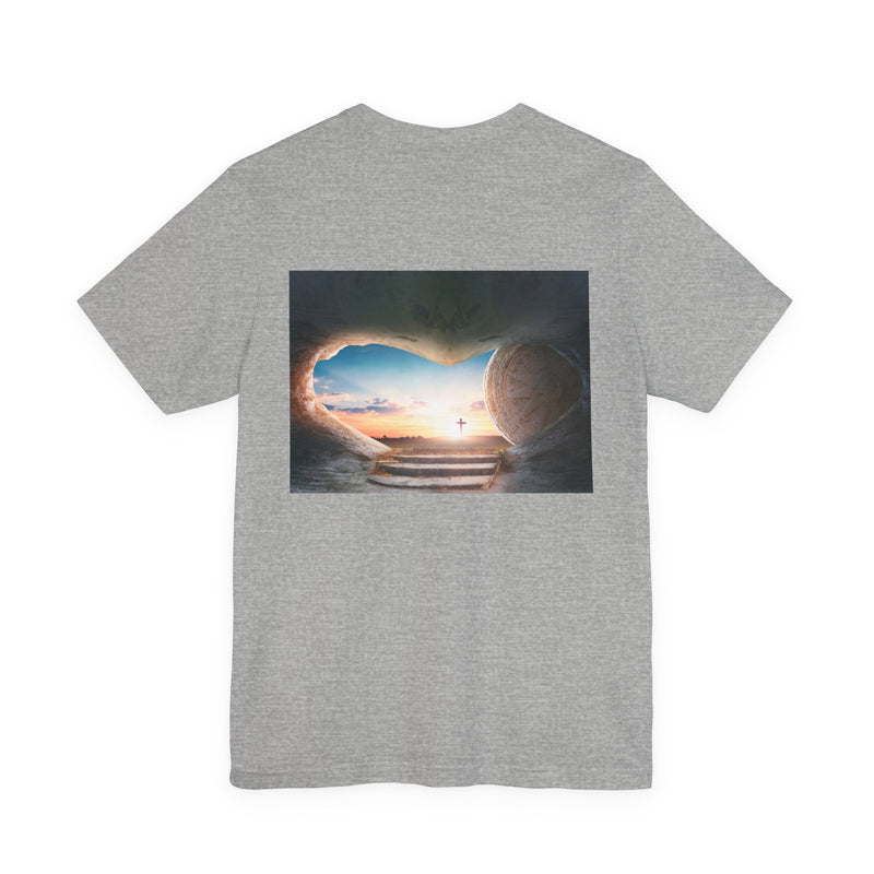 “The Empty Tomb – He Is Risen” Christian T-Shirt | Faith-Based Resurrection Tee