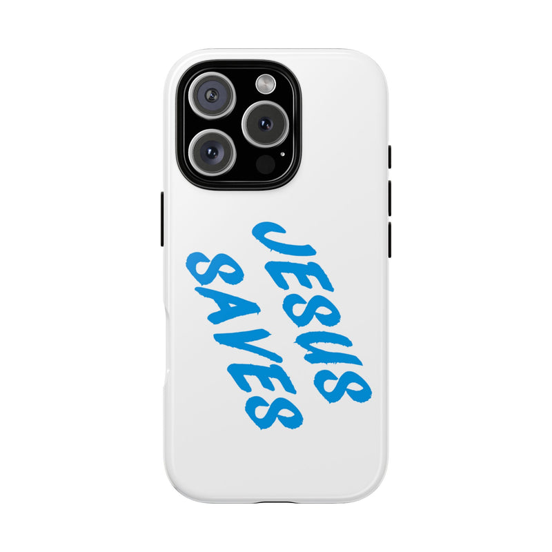 Jesus Saves Phone Case – Bold Faith, Modern Protection