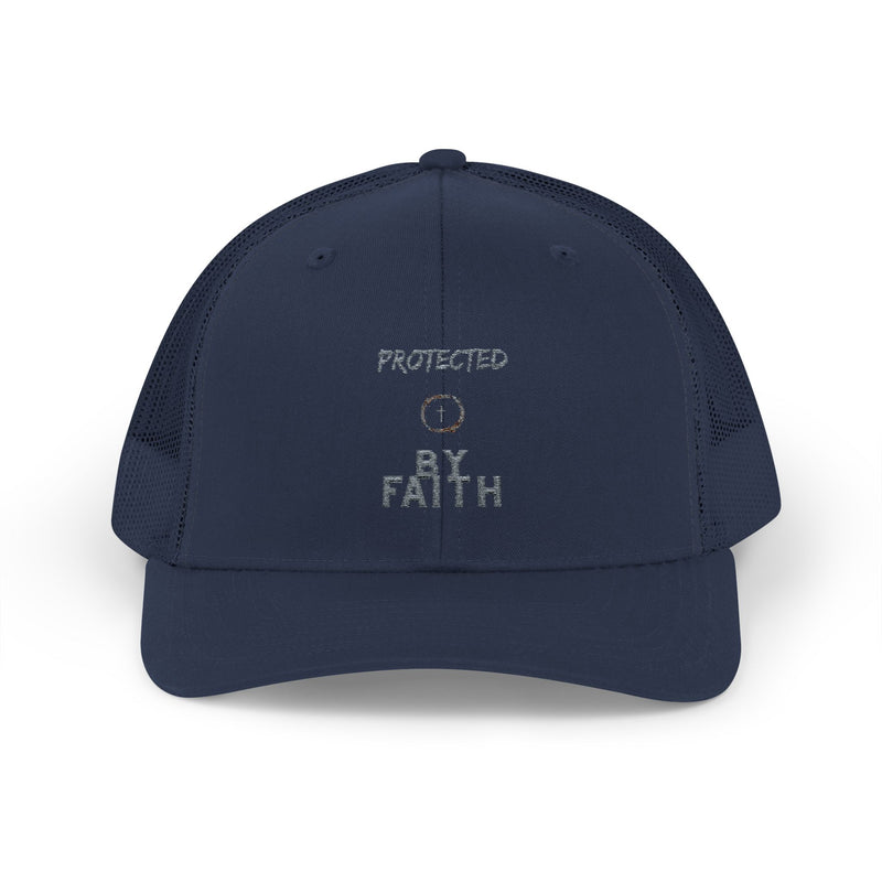 Protected by Faith – Christian Trucker Hat