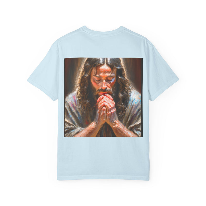 Praying Savior” Faith-Inspired Jesus Graphic Tee