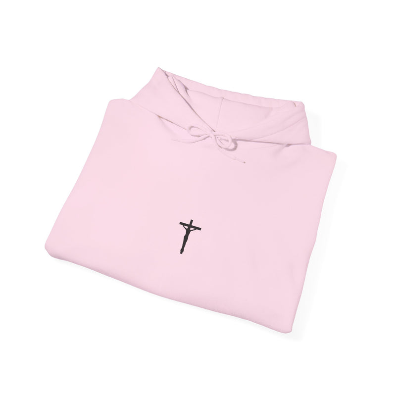 Jesus Is King Hoodie – Christian Faith Pullover with Prayer Artwork