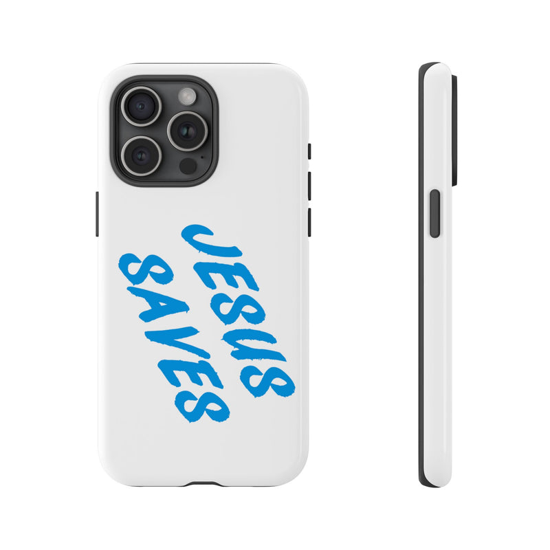 Jesus Saves Phone Case – Bold Faith, Modern Protection