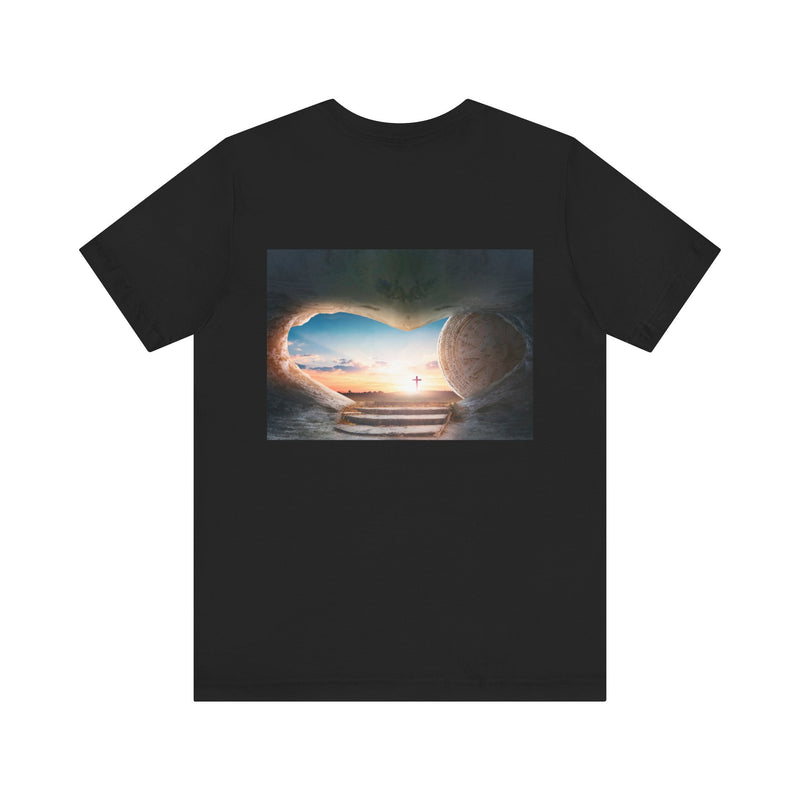 “The Empty Tomb – He Is Risen” Christian T-Shirt | Faith-Based Resurrection Tee