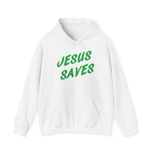 Jesus Saves Hoodie – Christian Faith Sweatshirt