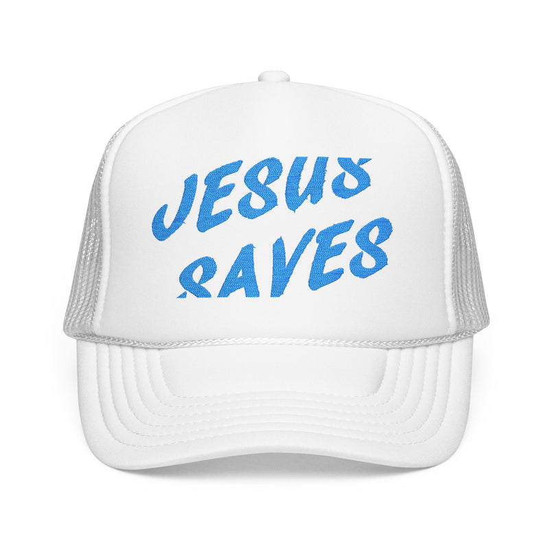 Jesus Saves Trucker Hat – Christian Streetwear Cap | Faith-Based Snapback | Religious Apparel for Men & Women