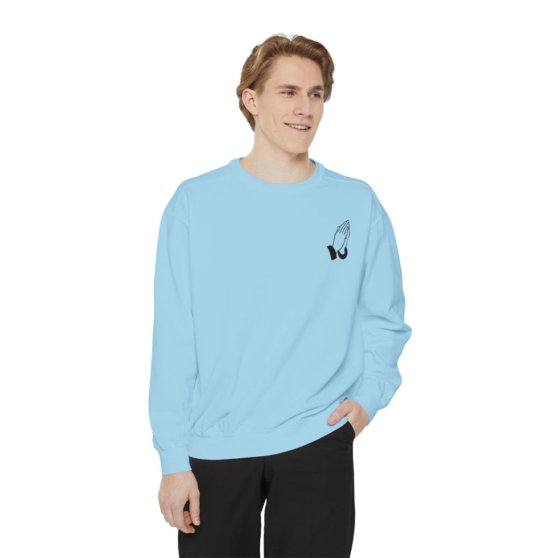 “Faith Over Fear” Praying Hands & Philippians 4:13 Sweatshirt