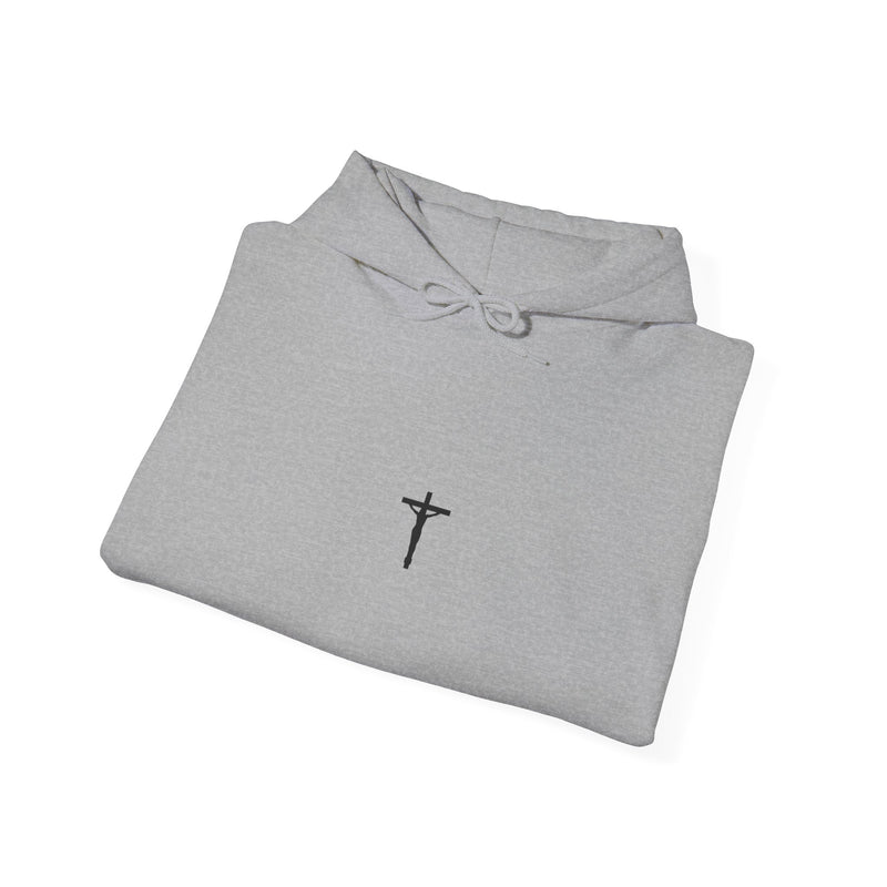 Jesus Is King Hoodie – Christian Faith Pullover with Prayer Artwork