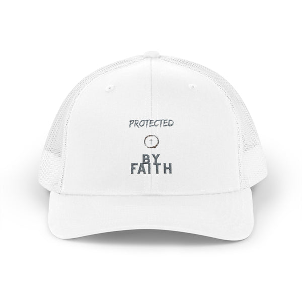 Protected by Faith – Christian Trucker Hat