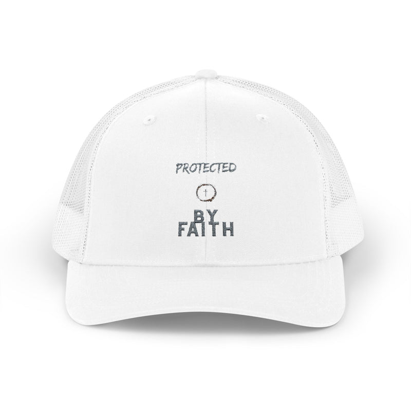 Protected by Faith – Christian Trucker Hat