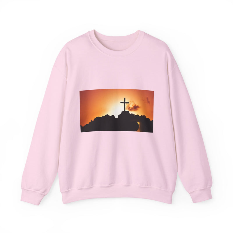 Sunrise Cross Sweatshirt – Christian Faith Pullover