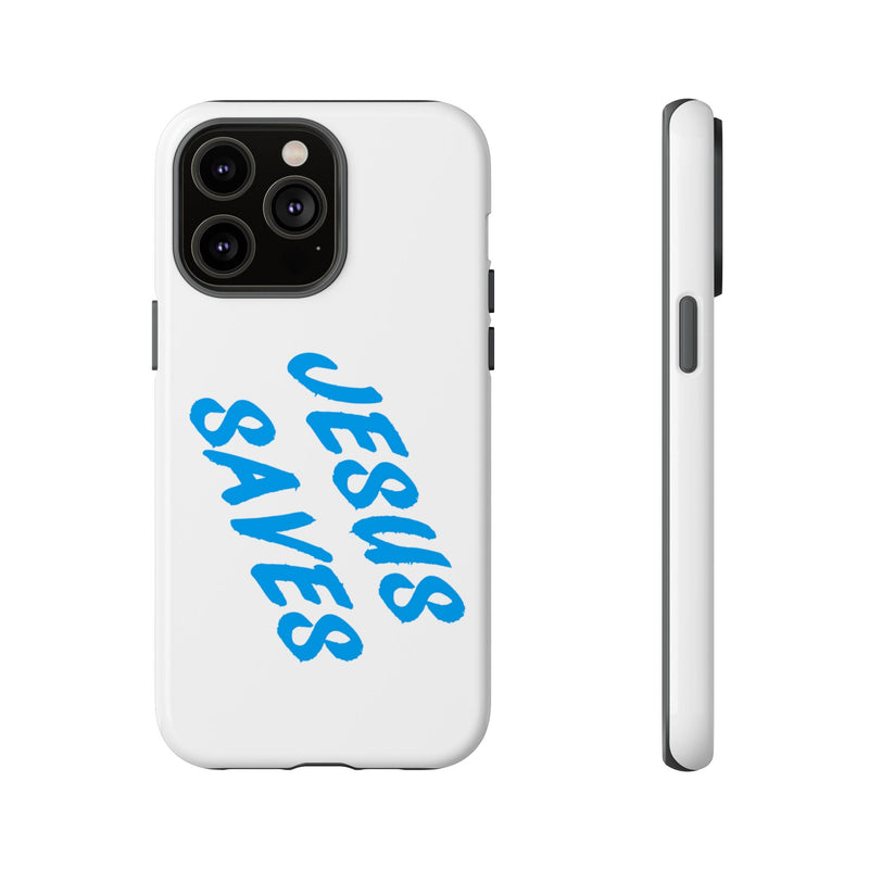 Jesus Saves Phone Case – Bold Faith, Modern Protection