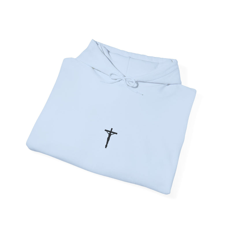 Jesus Is King Hoodie – Christian Faith Pullover with Prayer Artwork