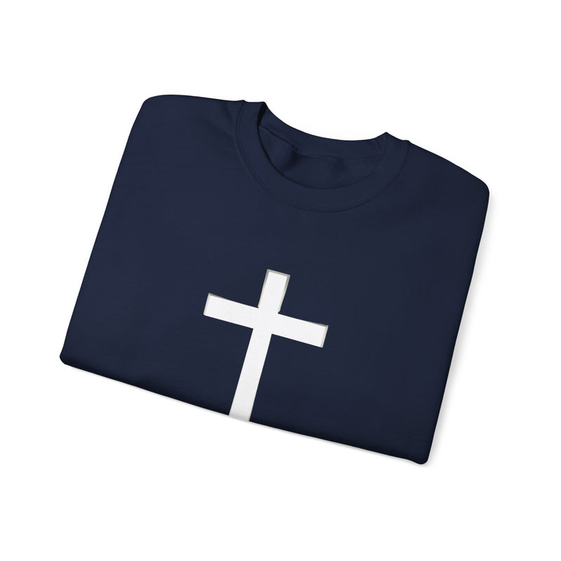 ✝️ Faith Cross Long Sleeve — Bold Front. Powerful Message.